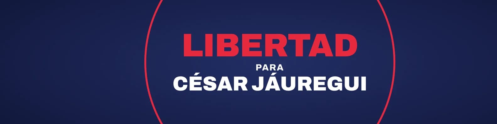 Libertad para César Jáuregui — firma aquí